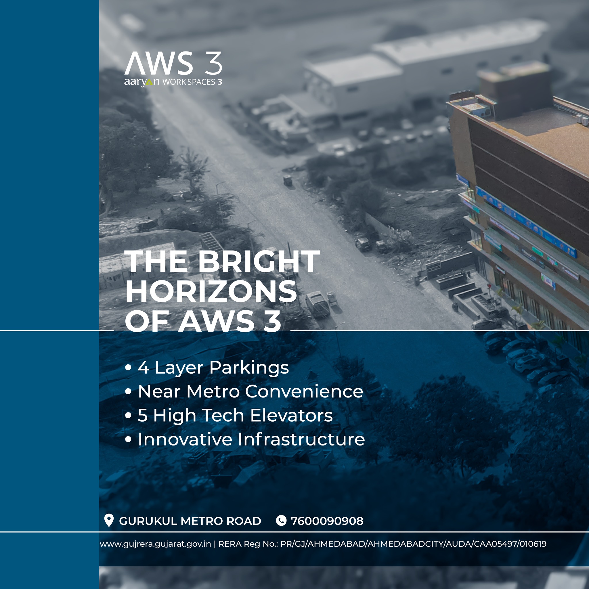 Aaryavart Developers,  AaryanDevelopers, AWS3, AaryanWorkSpaces3, Offices, Innovative, Connectivity, ReadyForPossesion, BusinessGrowth, RealEstate, Investment, Property, Ahmedabad