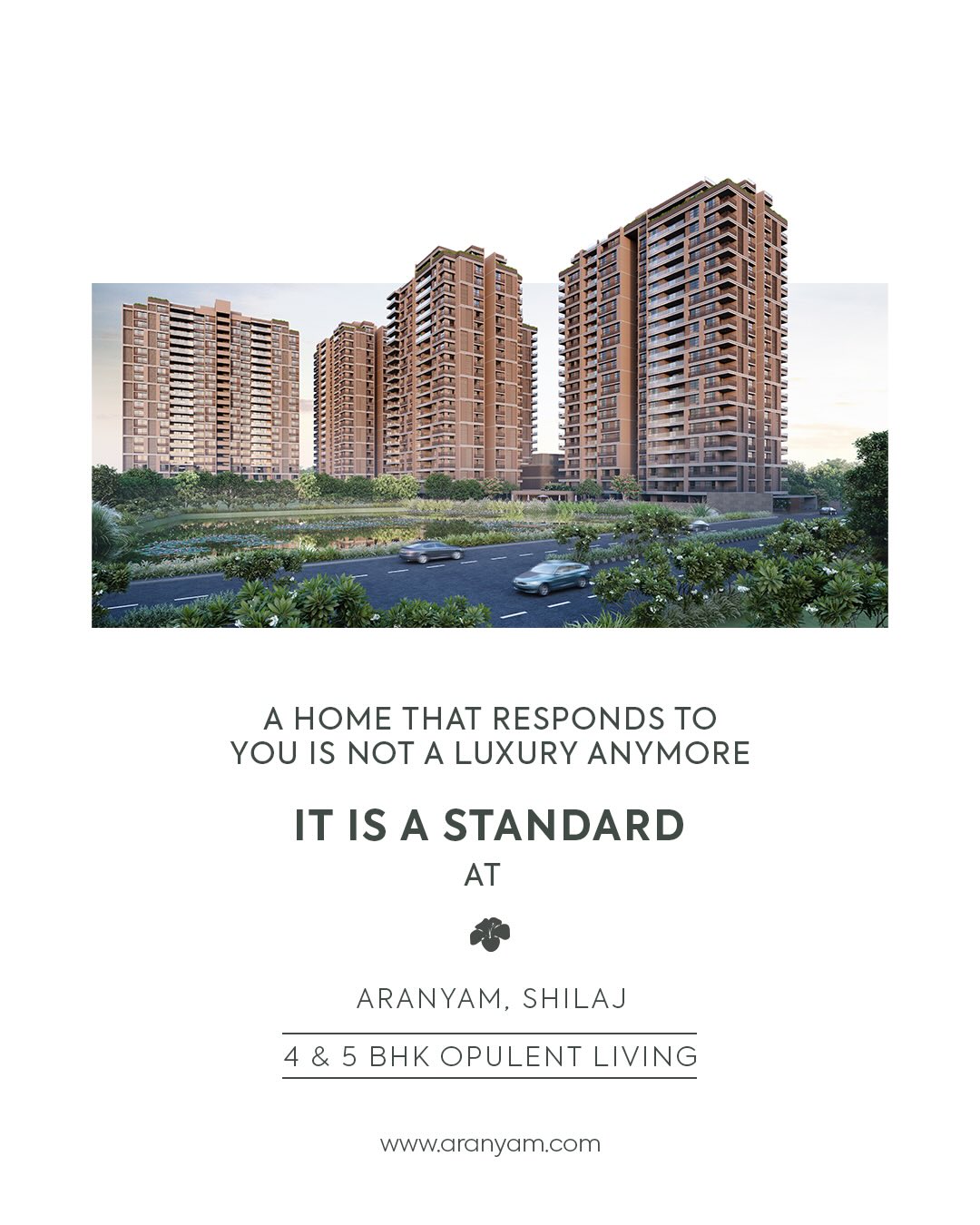 Aaryavart Developers,  Aranyam, SmartLiving, HomeAutomation, ShilajAhmedabad, OpulentLiving