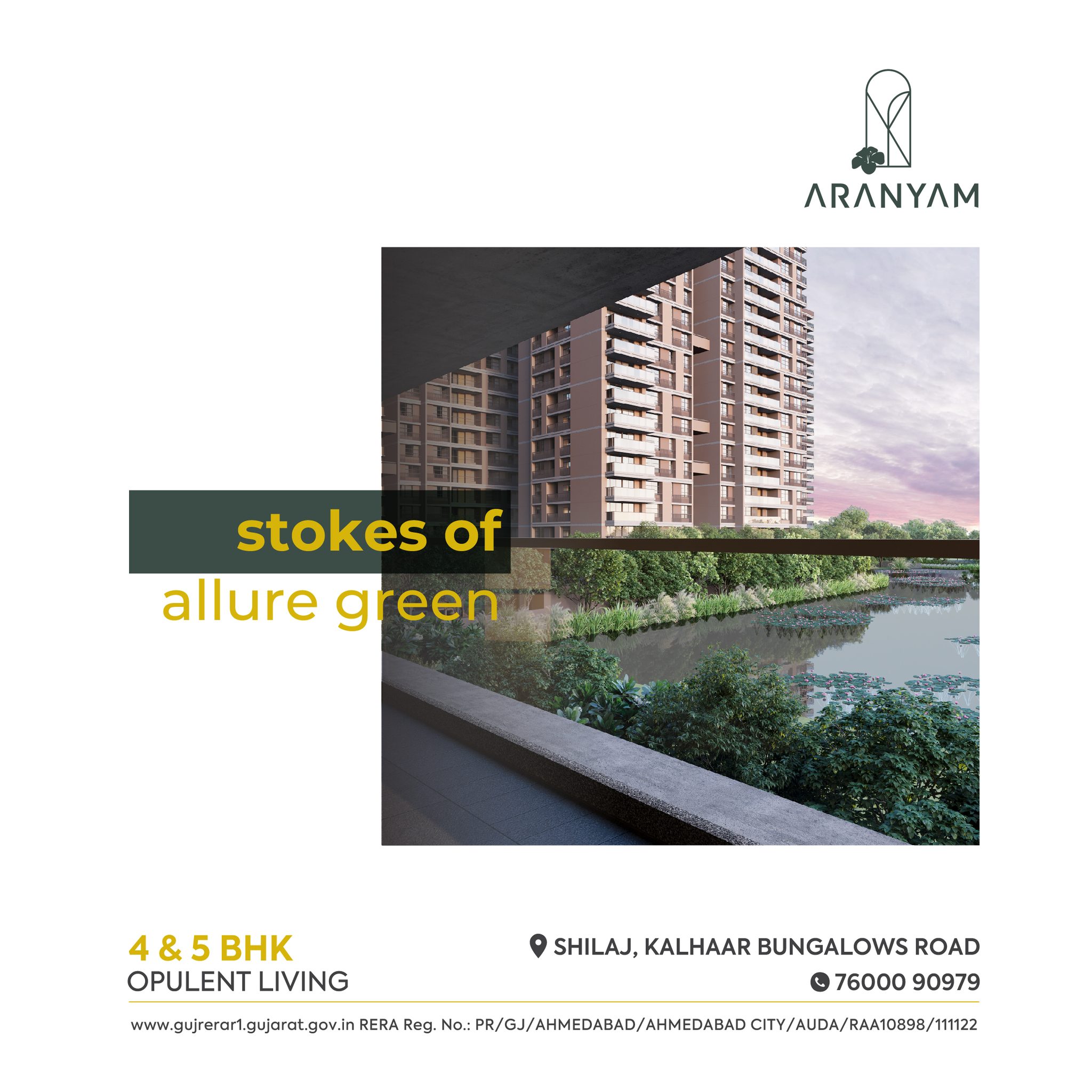 Aaryavart Developers,  AaryanDevelopers, Aranyam, 4BHK, 5BHK, OpulentLiving, ElegantStrokes, BeautifulCanvas, Nature, RealEstate, Instagram, Property, Shilaj, Ahmedabad