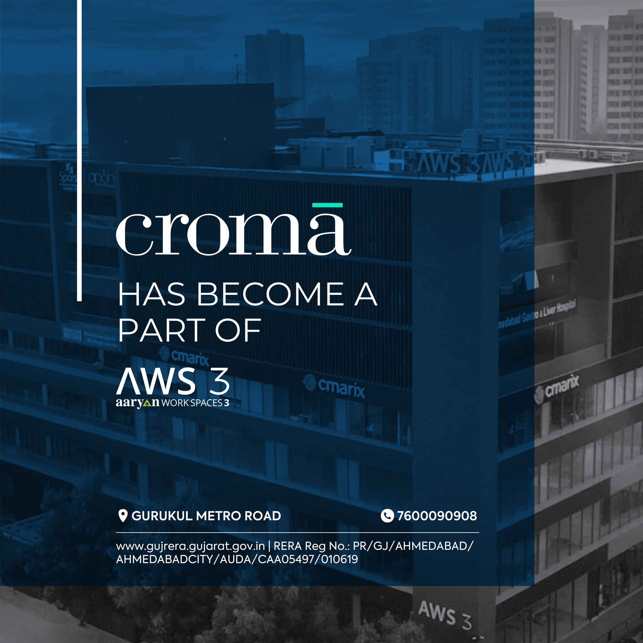 Aaryavart Developers,  AaryanDevelopers, AWS3, AaryanWorkSpaces3, Electronics, BusinessPartner, ReadyForPossesion, BusinessGrowth, RealEstate, Investment, Property, Ahmedabad