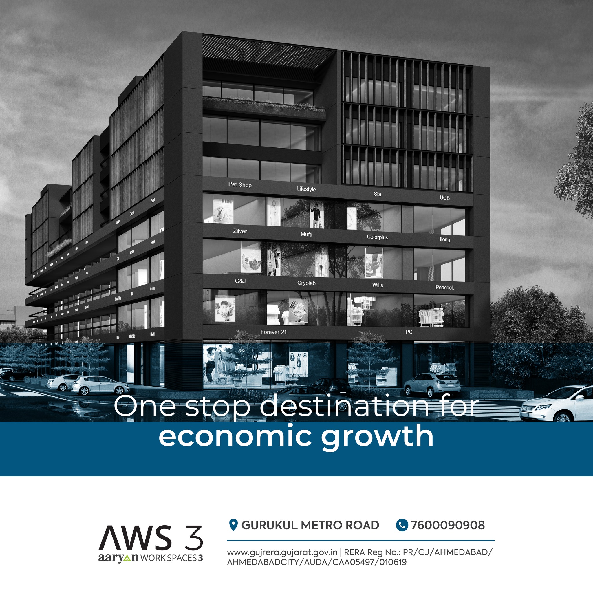Aaryavart Developers,  AaryanDevelopers, AWS3, AaryanWorkSpaces3, Offices, EconomicGrowth, ReadyForPossesion, BusinessGrowth, RealEstate, Investment, Property, Ahmedabad