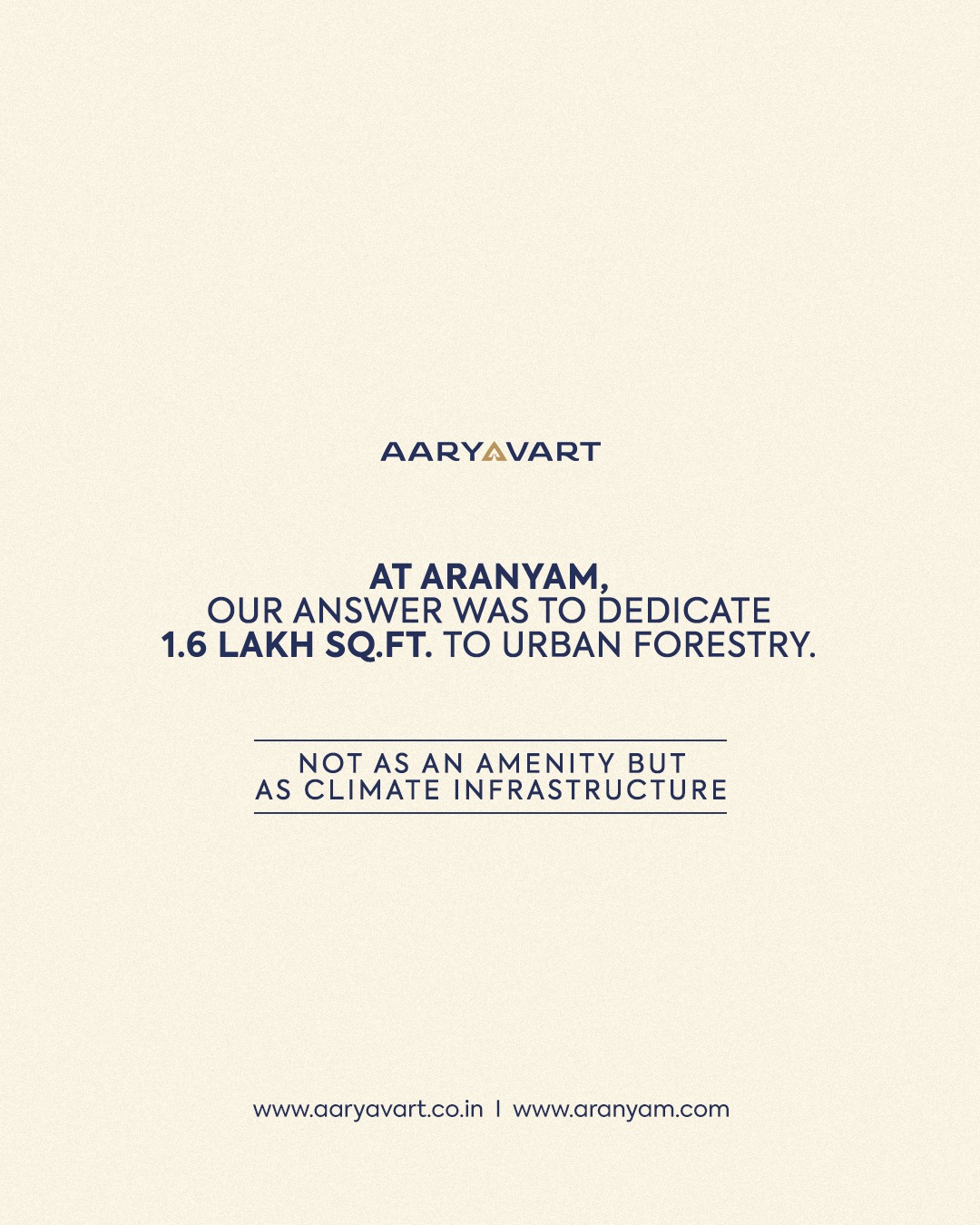 Aaryavart Developers,  AaryavartDevelopers, Aranyam, UrbanForestry, ClimateInfrastructure, AhmedabadRealEstate