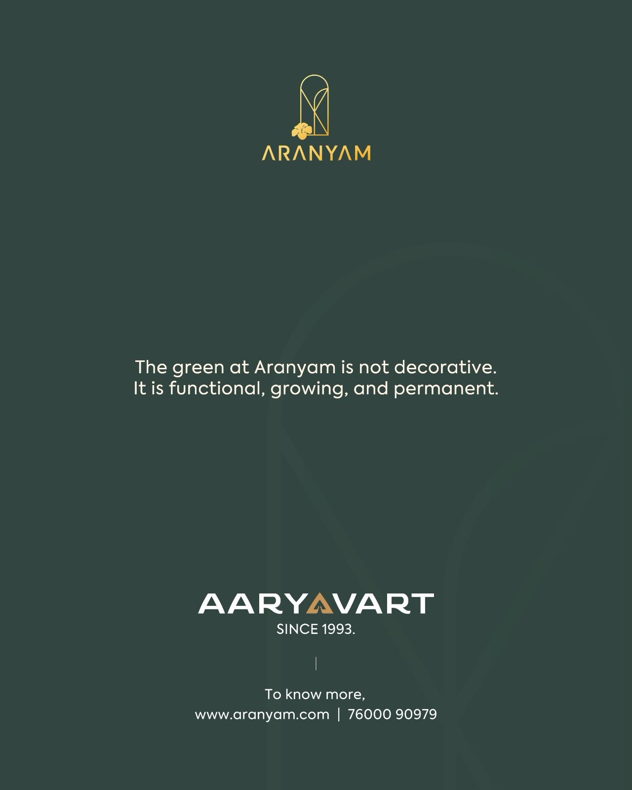 Aaryavart Developers,  Aranyam, AaryavartDevelopers, MiyawakiForest, GreenLiving, ShilajAhmedabad